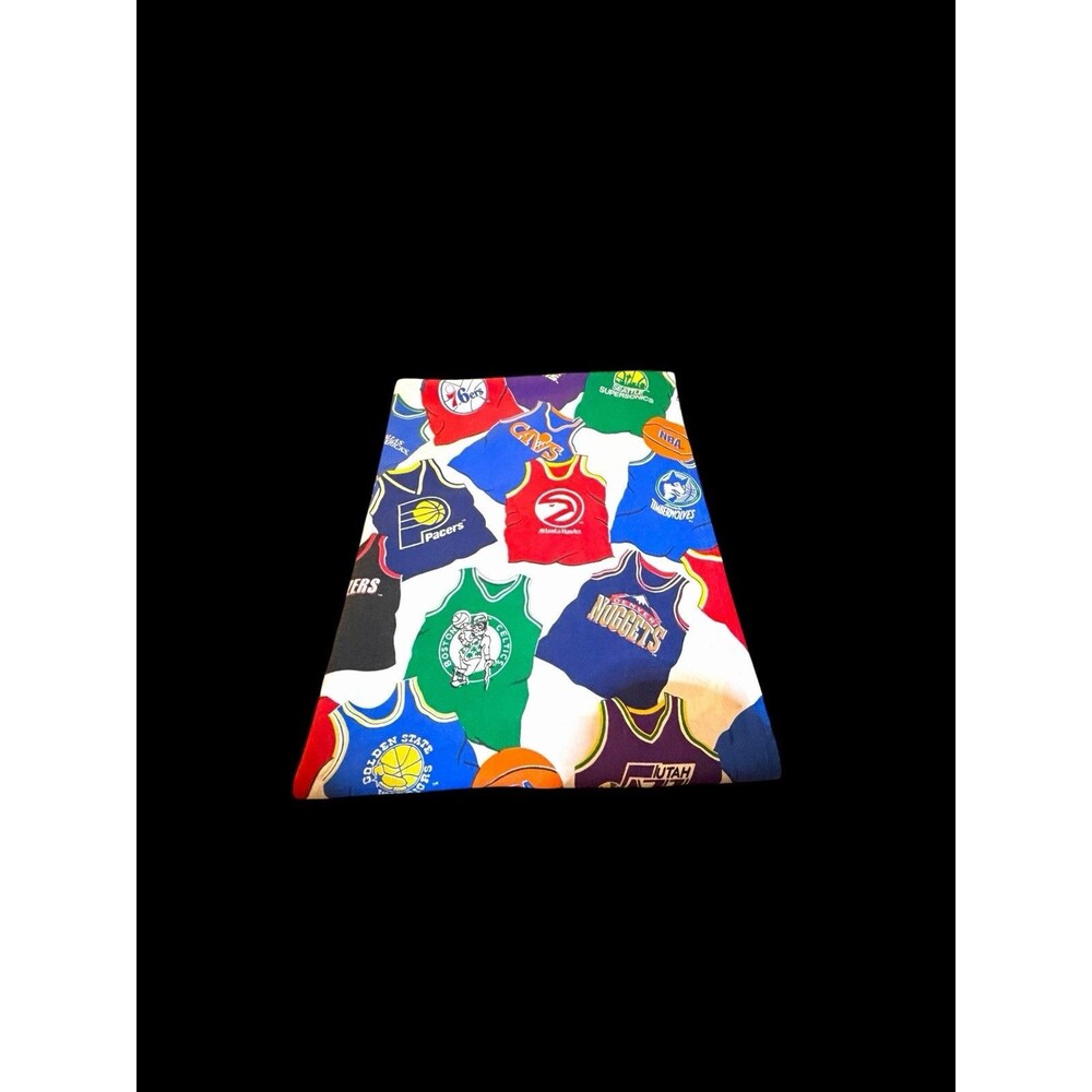 Vtg 1990s NBA Basketball Full Standard Sheet Flat Sheet Only